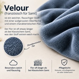 Velour-Stoff