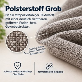 Polsterstoff Grob