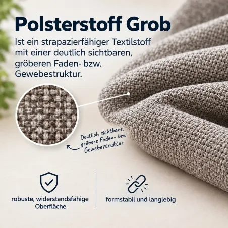 Polsterstoff Grob